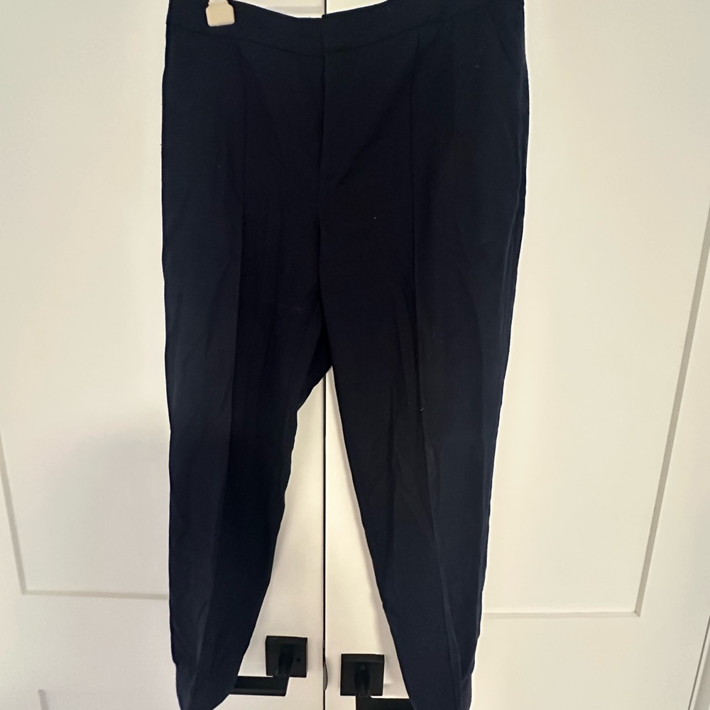 Club Monaco Navy Dress Pants Straight-Leg